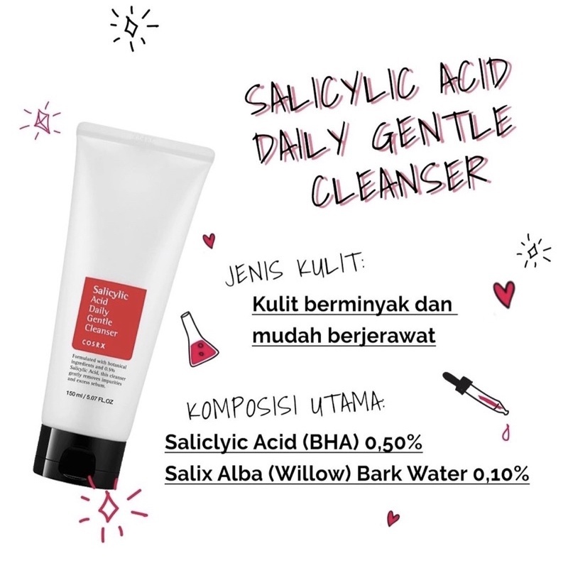 COSRX - SALICYLIC ACID DAILY GENTLE CLEANSER