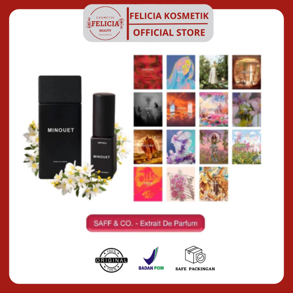 SAFF & CO - EXTRAIT DE PARFUM ( 30 ml ) - Parfume Wangi Elegan Cocok Untuk Cowok Cewek Unisex SOTB | CHNO | OMNIA | LOUI