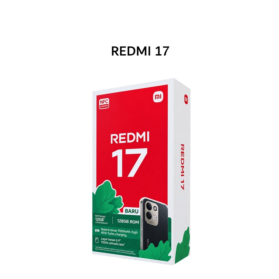 HANDPHONE XIAOMI REDMI 17 6GB 256GB DEEP (BOX CHA+CAS)