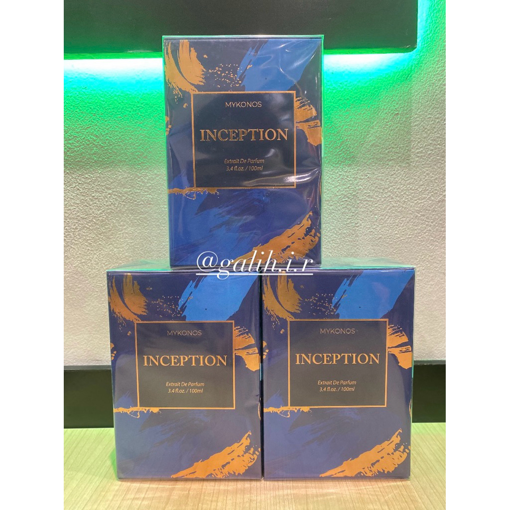 (READY) MYKONOS INCEPTION 100ML / 50ML BNIB (NEW SEGEL) // PARFUM MYKONOS // INCEPTION RILISAN BARU ORIGINAL RESMI
