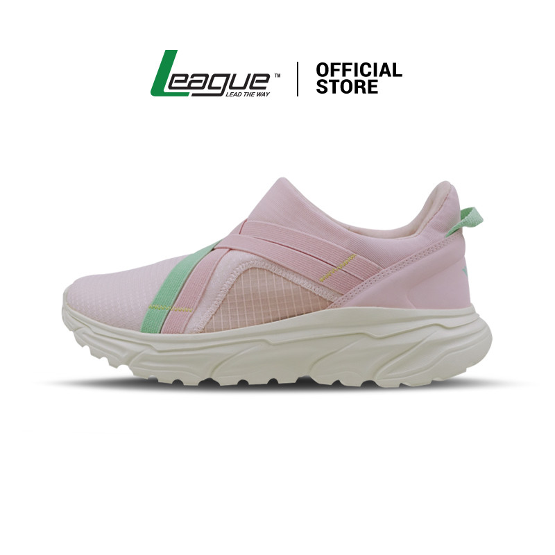 Jual League IU Pink/Blue Slip-On Sepatu Wanita | Shopee Indonesia