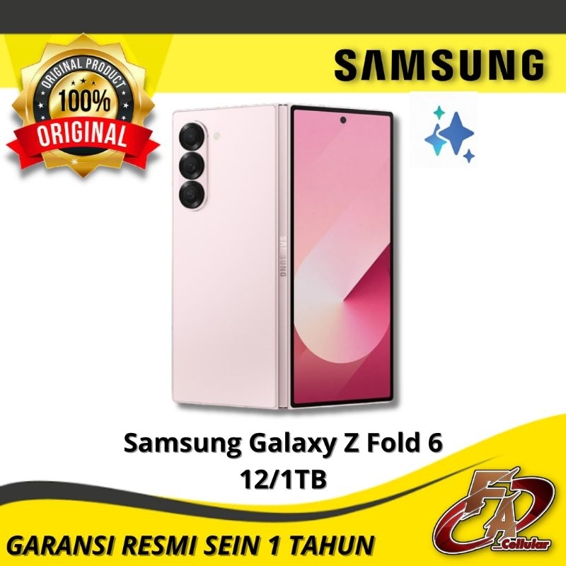 Samsung Galaxy Z Fold 6 5G 12/1TB - Garansi Resmi Samsung Indonesia