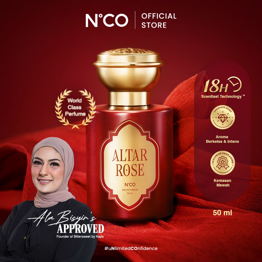 [NEW LAUNCH] NCO Dubai Altar Rose EDP - Eau De Perfume Parfum Wanita Wangi Tahan Lama 50ml