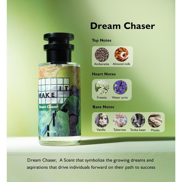 MAKE IT PARFUM - DREAM CHASER 50ML / PARFUM UNISEX / PARFUM PRIA DAN WANITA TAHAN LAMA PERFUME /