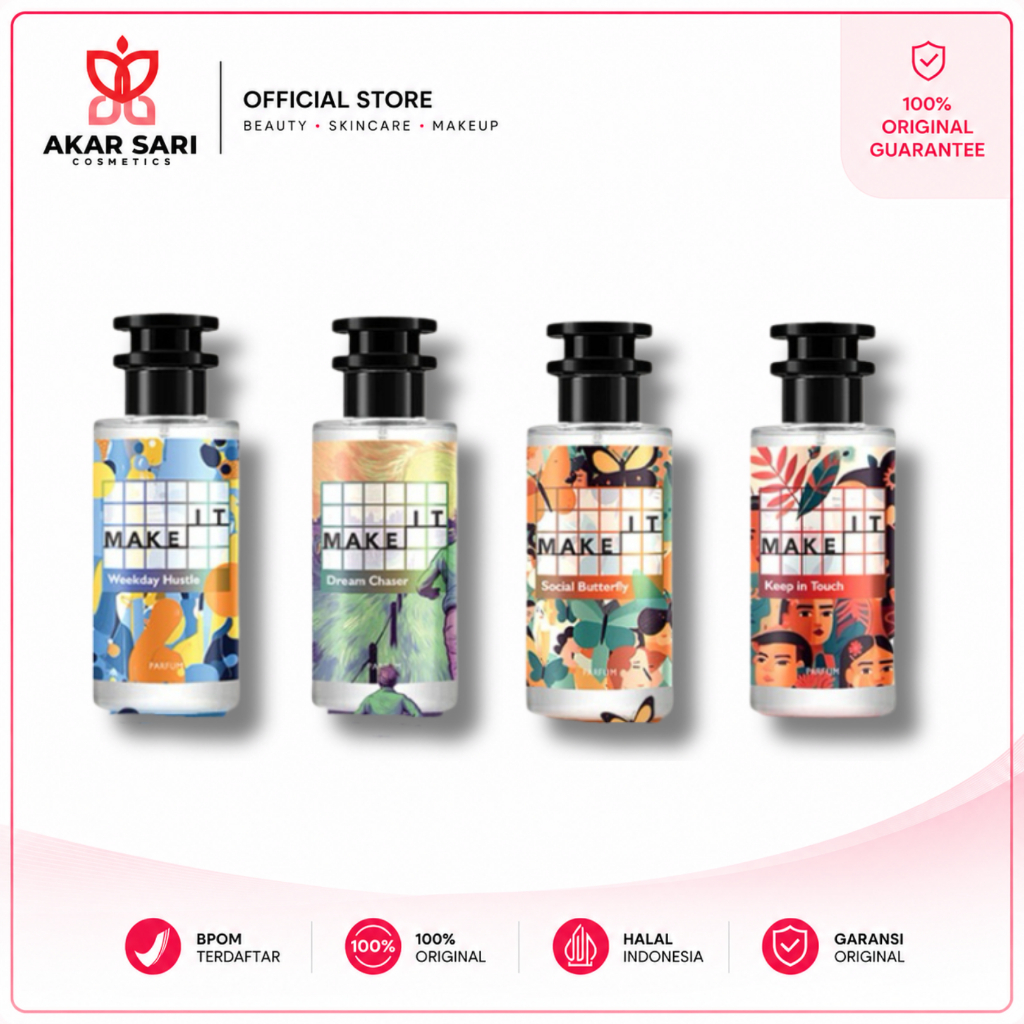 MAKE IT Parfum 50 ml - Dream Chaser | Keep in Touch | Social Butterfly | Weekday Hustle