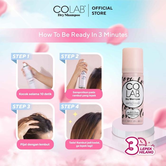 PROMO B1G1 COLAB Dry Shampoo Travel Size Original 50ml