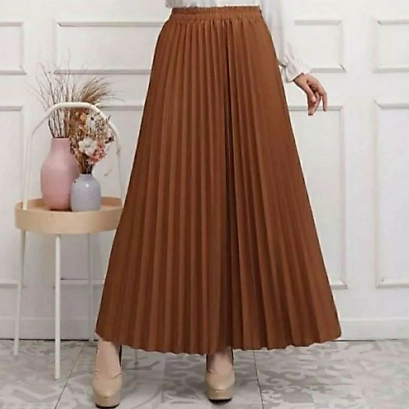Jual Rok Plisket Premium Jumbo | Shopee Indonesia