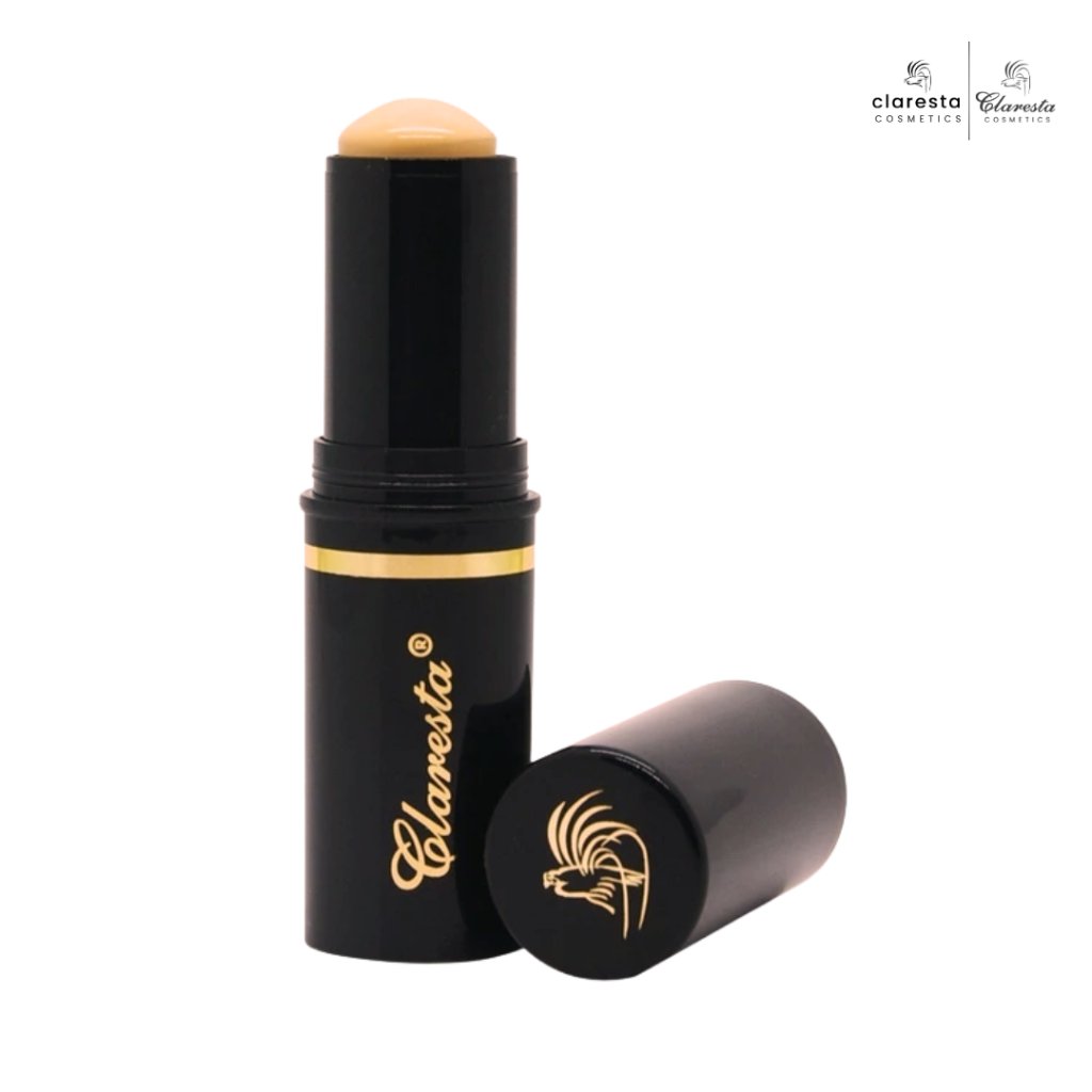 (PETAL SOFT) CLARESTA Caviar Matte Foundation Stick – Foundation Wajah Praktis Finish Matte