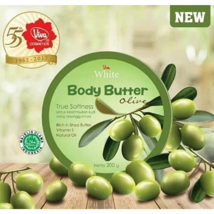 Viva White Body Butter Olive 200 Gr Tubuh