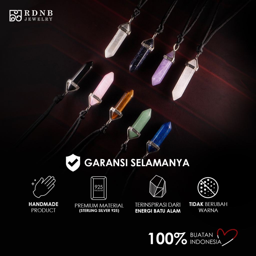 Jual RDNB Jewelry - Simple Necklace SS925 - Kalung Sterling Silver 925 - Kalung Wanita/Pria - Kalung Batu Alam - Kalung Tidak Berkarat Tidak Berubah Warna - Kalung Casual Spiritual Handmade in Bali | Shopee Indonesia