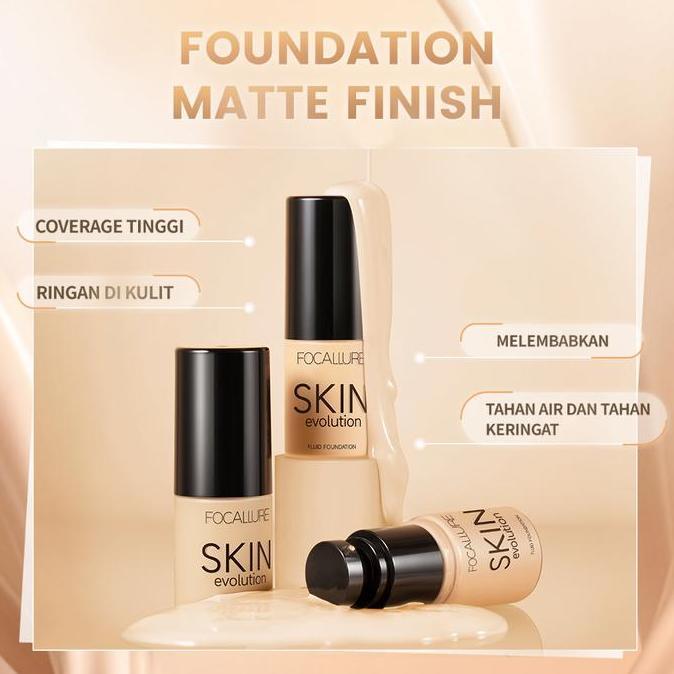 nisa_fadepo - [official] focallure 6pcs makeup set foundation & loose powder & skin-fit primer & setting spray & 3-in-1 facial shaping palette & free lip tint
