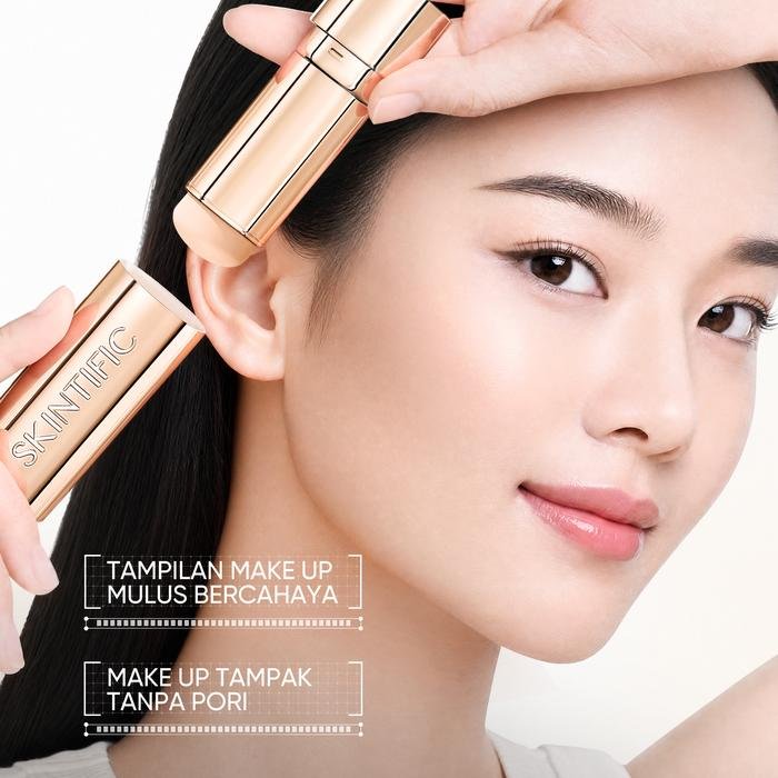 [NEW] Skintific Cover Smooth Blurring Foundation Stick 10g | Skin Tint Stick Soft Matte - 8H Stay Flawless High Coverage