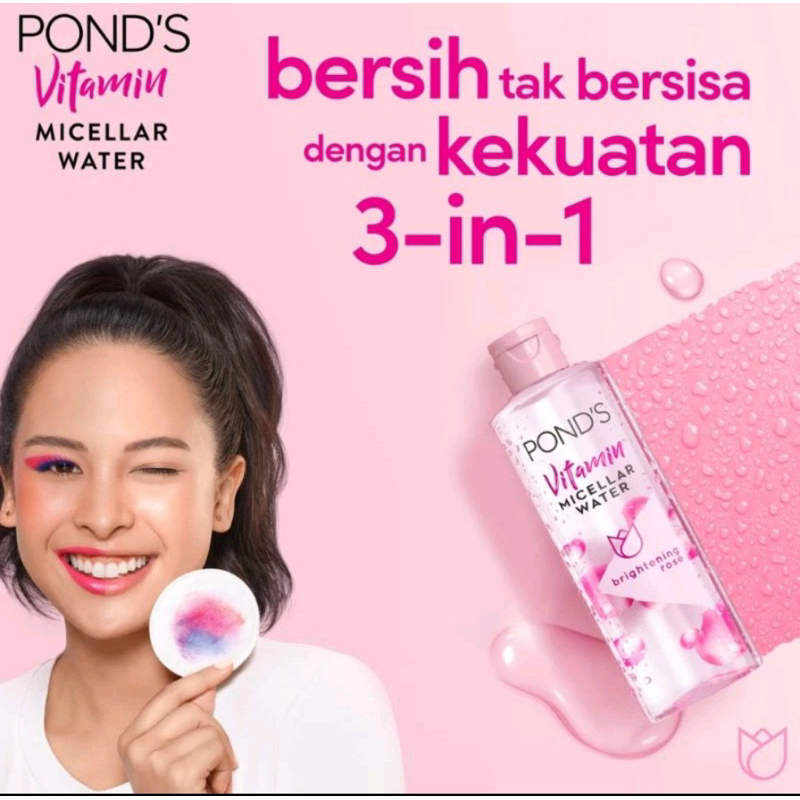 POND’S VITAMIN MICELLAR WATER BRIGHTENING ROSE 100ml