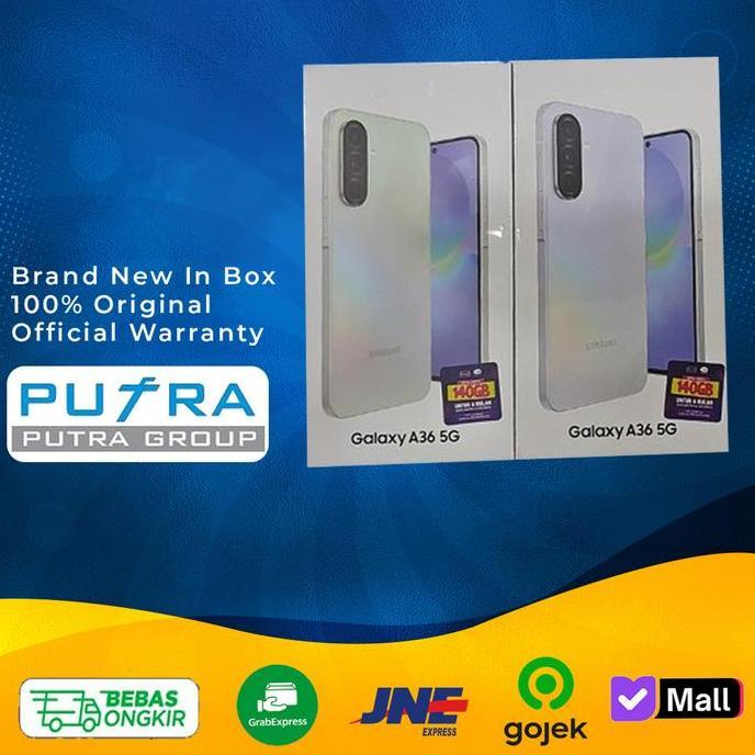 Hartatu778 - (Resmi) Samsung Galaxy A36 8/256Gb 12/256Gb 5G Lime Lavender Black White