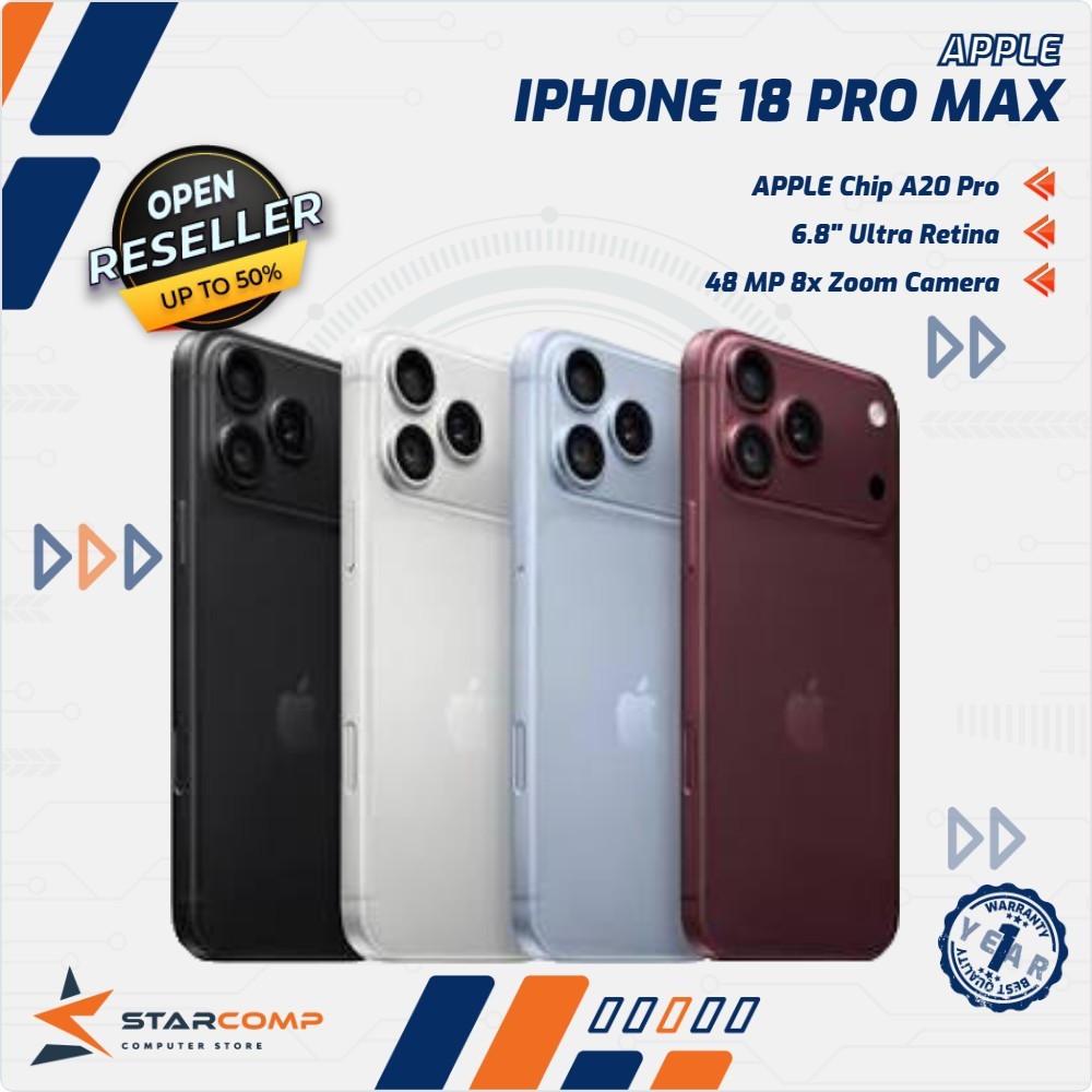 Apple iPhone 18 Pro Max 256GB 512GB 1TB 2TB GARANSI RESMI iBOX Digimap