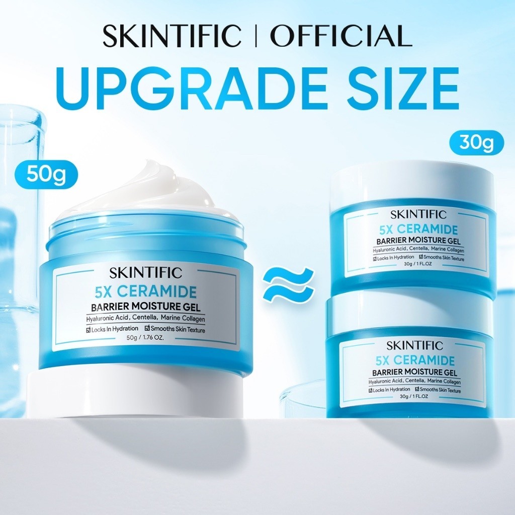[50g] Skintific 5X Ceramide Barrier Repair Moisture Gel