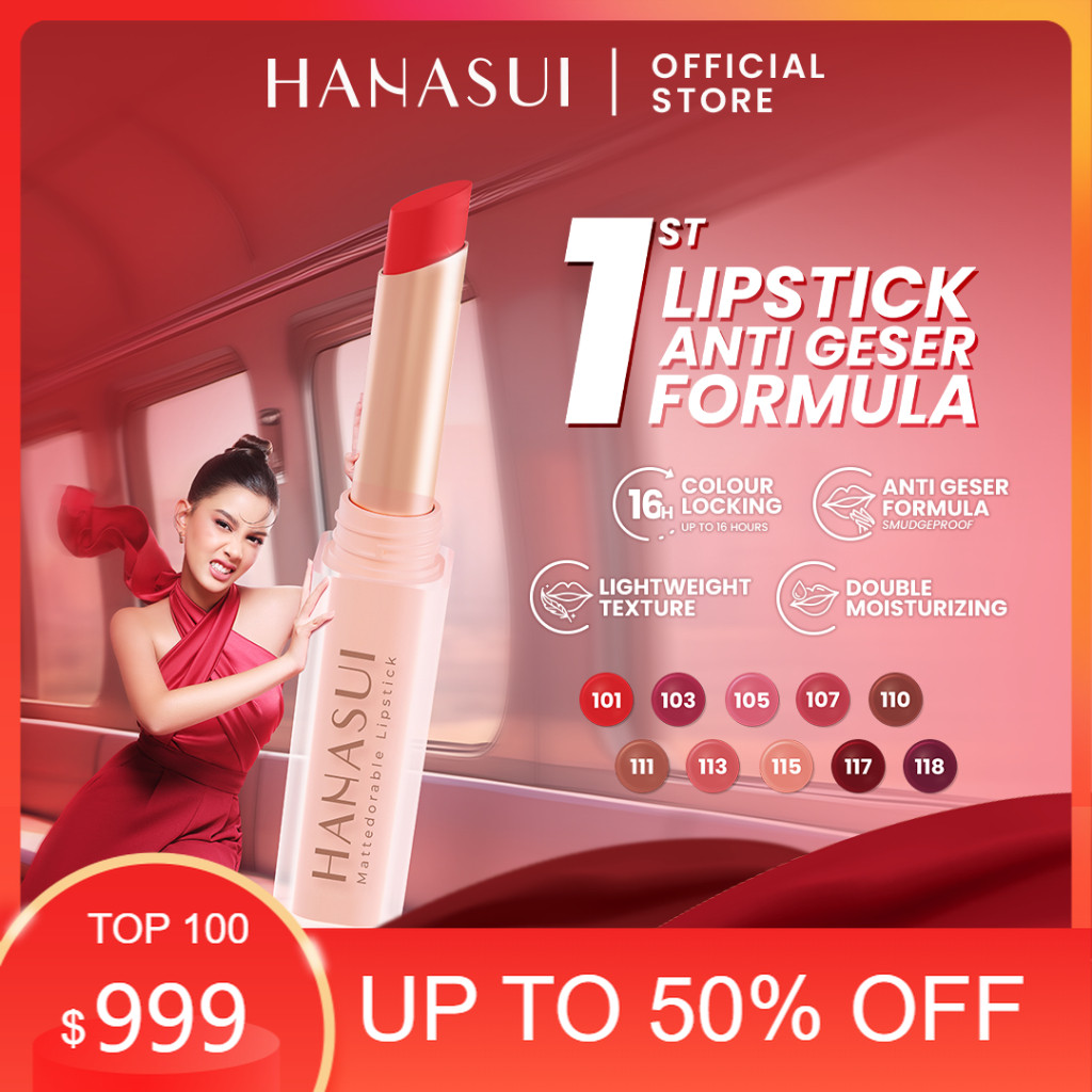 Hanasui Mattedorable Lipstick