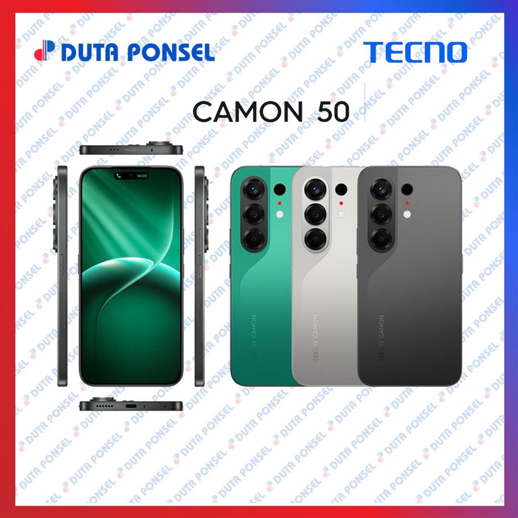 Tecno Camon 50 8/128GB 8/256GB 12/256GB Garansi Resmi