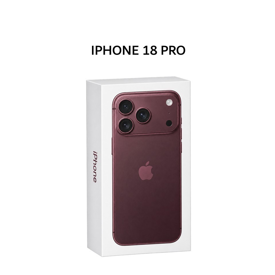 HANDPHONE IPHONE 18 PRO 512GB BURGUNDY GRS RSMI INDONESIA GDN