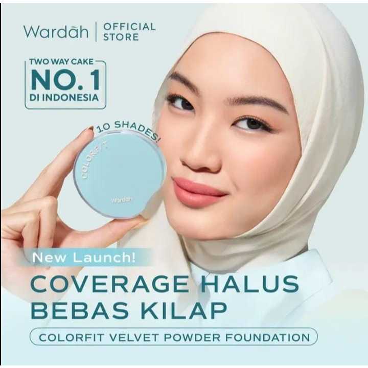 WARDAH Colorfit Velvet Powder Foundation