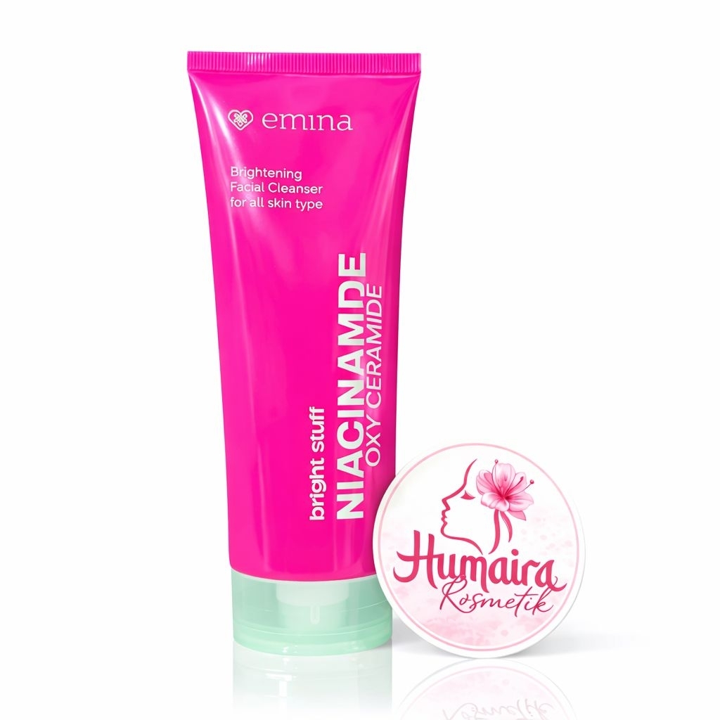 Brightening Facial Cleanser Emina Bright Stuff Niacinamide Oxy Ceramide Facial Cleanser 100ml