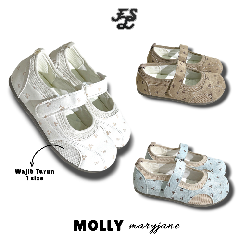 Jual LUMMYSHOP Molly Mary Jane Sneakers Slip On Sepatu Casual Wanita Flat Shoes Nyaman Ringan Elegant untuk Daily Wear | Shopee Indonesia
