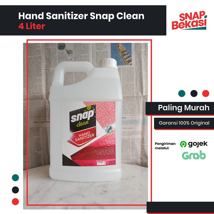 HANDSANITIZER (GEL) SNAP CLEAN 4L TERMURAH