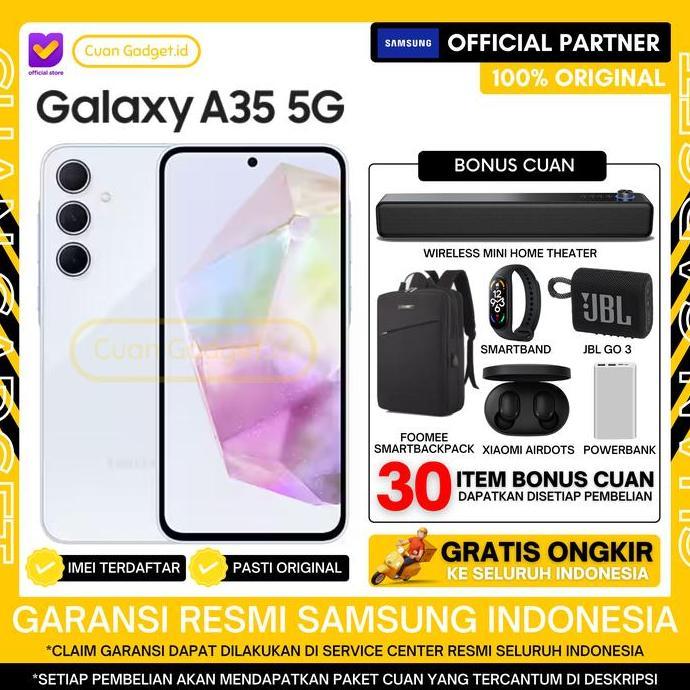 Bestseller- SAMSUNG GALAXY A35 5G 8/256 SAMSUNG A 35 5G 8/128 GARANSI RESMI