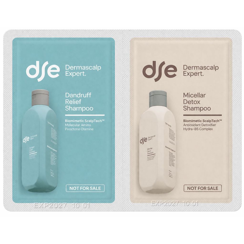 [NFS Gift Not For Sale] NFS DSE Dandruff Relief Shampoo & Micellar Detox Shampoo