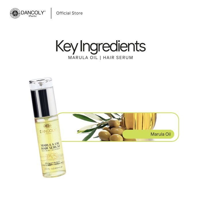 MURAH Dancoly Marula Oil Hair Serum 60ml Hair Oil Vitamin Oil Heat Protection untuk Rambut Kering