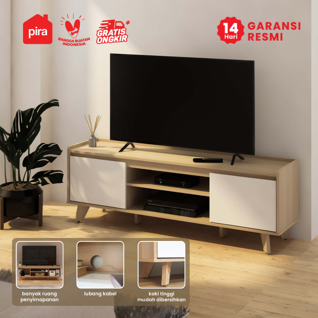 Jual PIRA METROPOLIS OX - HARPER TV120 Meja TV / Rak TV | Shopee Indonesia