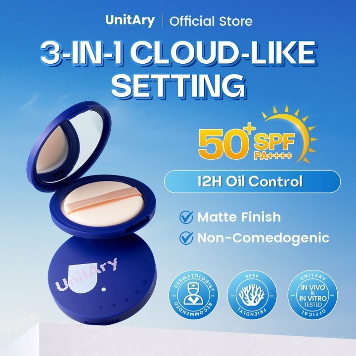 -CLAIRY- UNITARY FULL EFFECT OIL CONTROL SUNSCREEN POWDER SPF 50+ PA++++