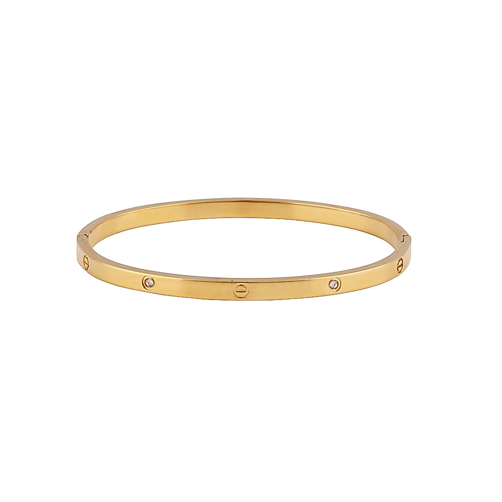 Jual Panlandwoo - Gelang Bangle Titanium Wanita Madison | Shopee Indonesia