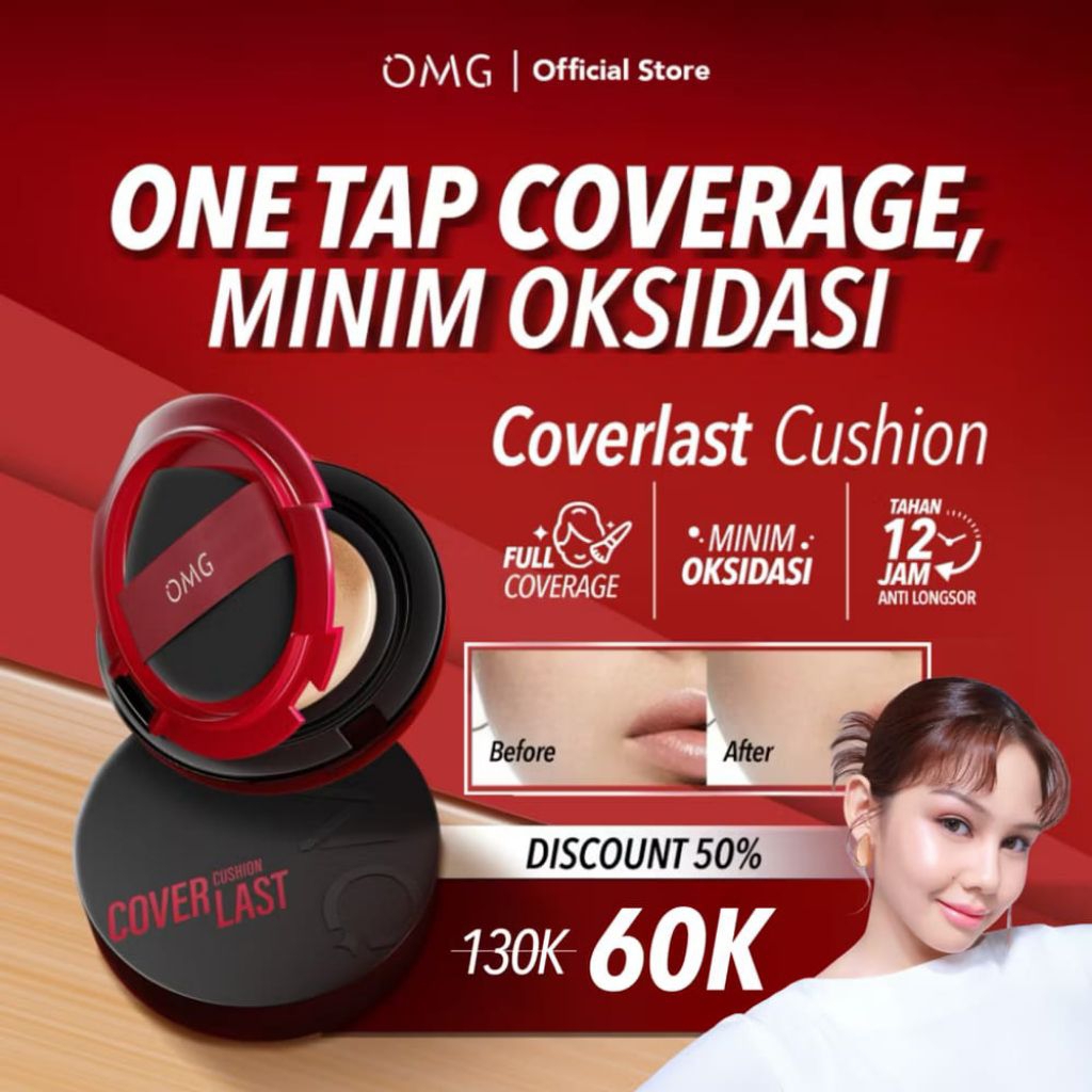OMG OH MY GLAM COVERLAST CUSHION