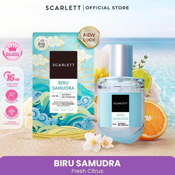 Scarlett Whitening Extrait De Parfum Biru Samudra 30ml