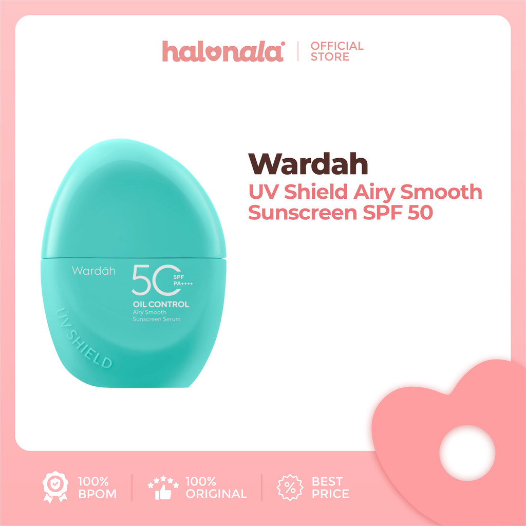 WARDAH - UV Shield Airy Smooth Sunscreen Serum SPF 50 PA++++
