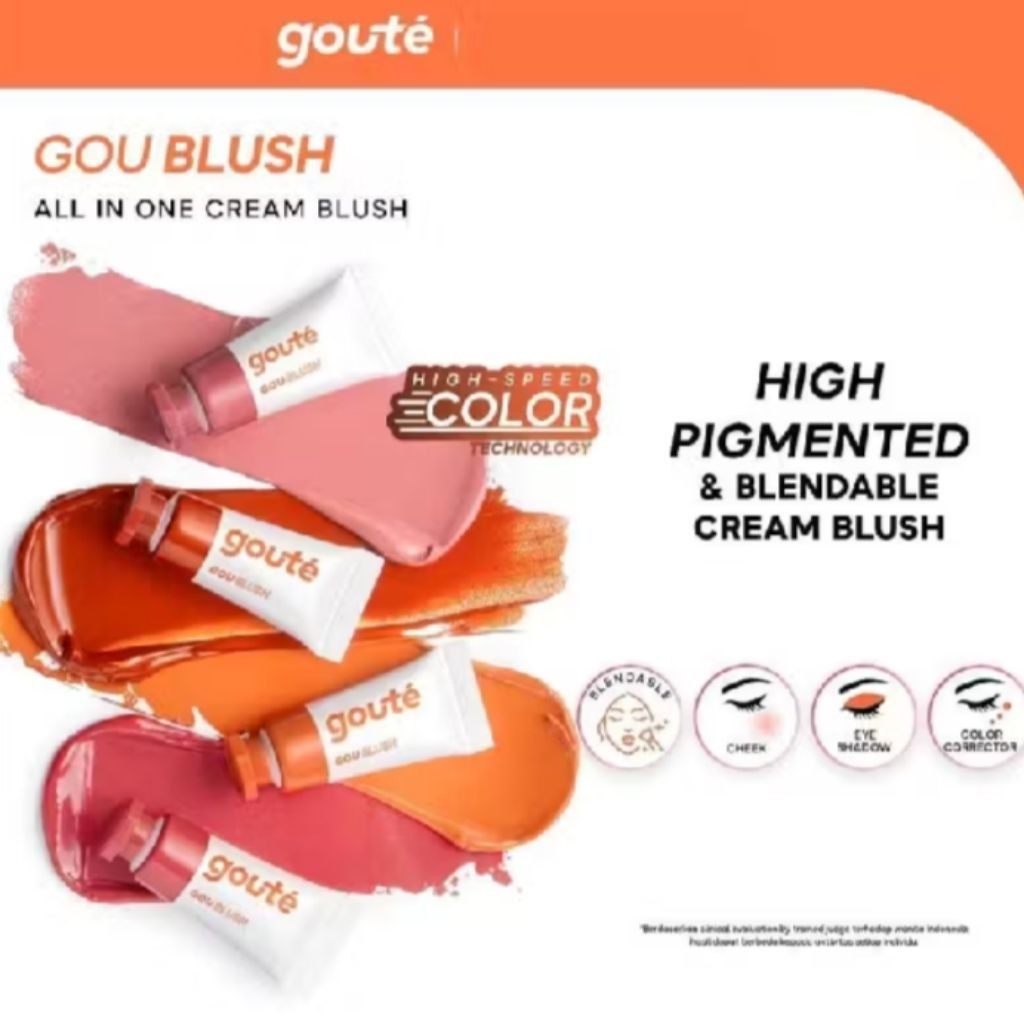Gouté Gou Blush All in One Cream Blush: Pipi Merona Alami, Glowing Seketika!