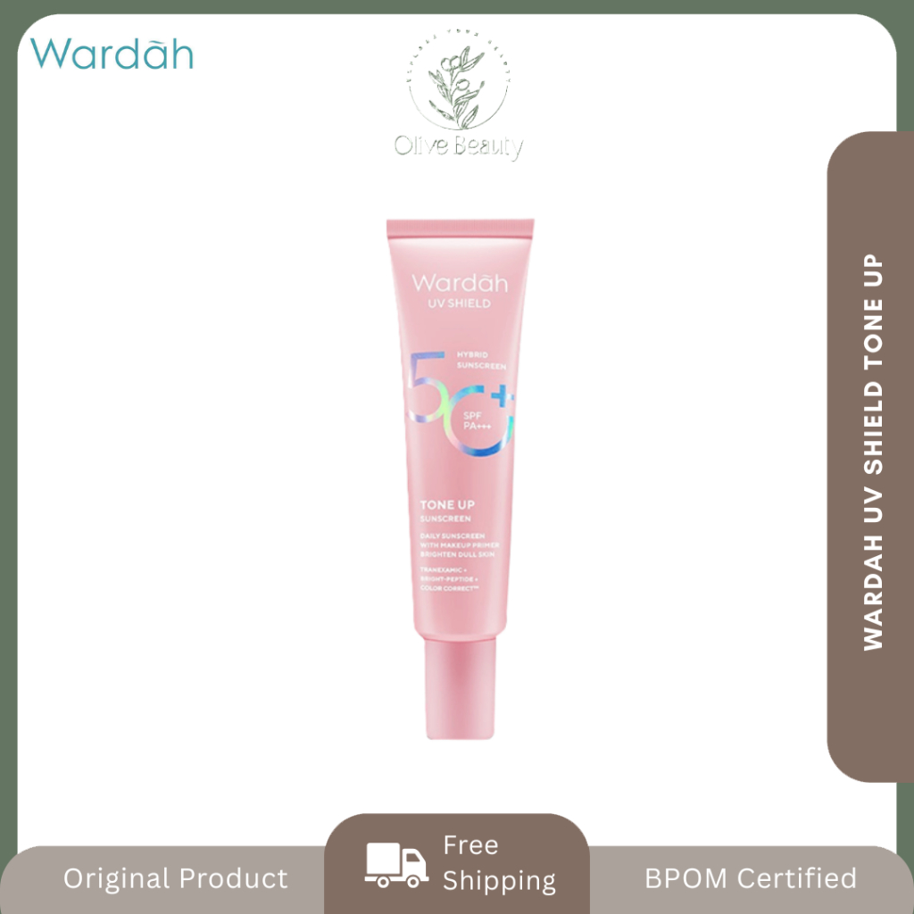 Wardah UV Shield Tone Up Sunscreen SPF 50+ PA+++