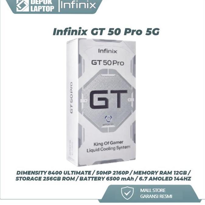 Bestseller- Infinix GT 50 Pro 5G 12GB RAM 256GB ROM Garansi Resmi