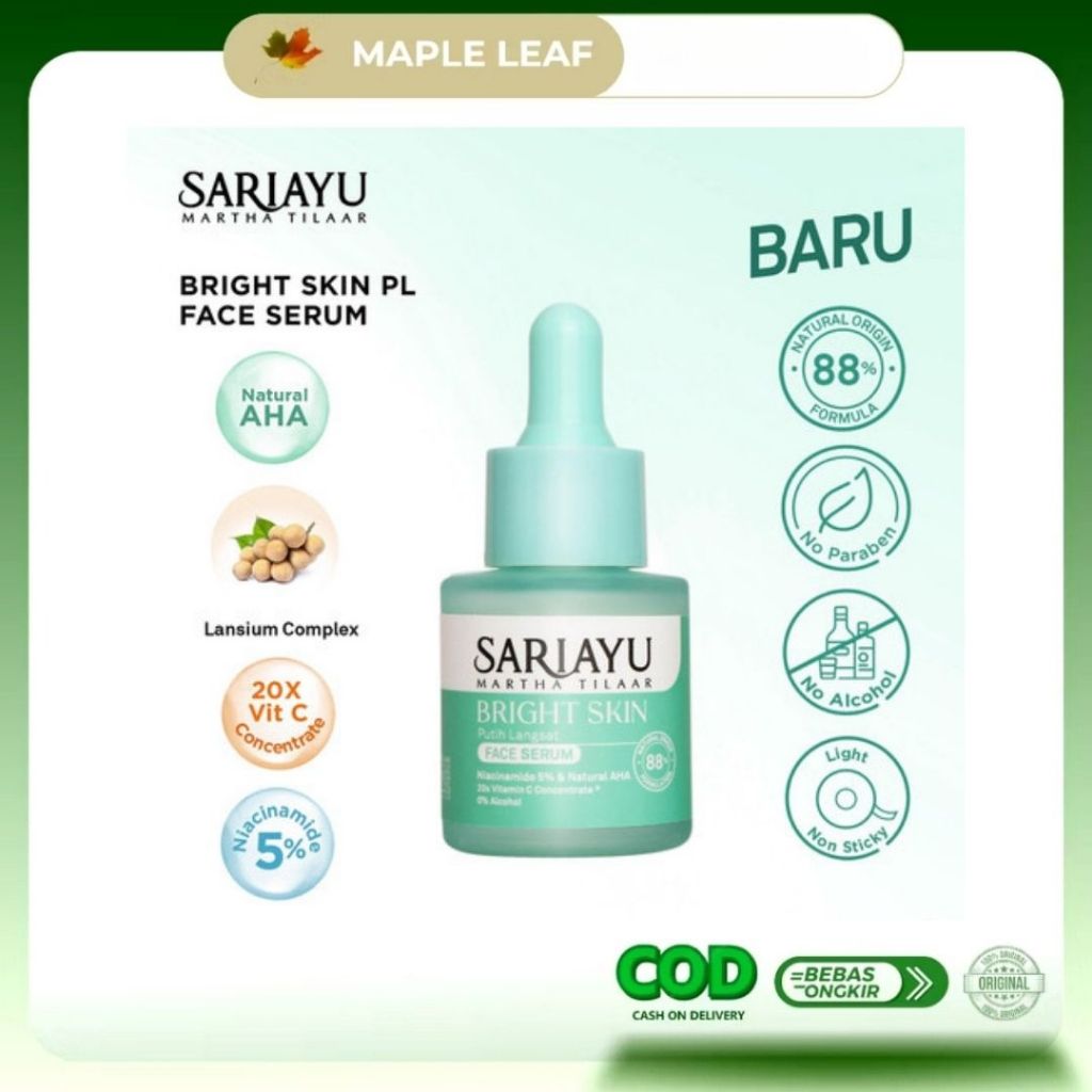 SARIAYU Bright Skin Putih Langsat Face Serum 20ml