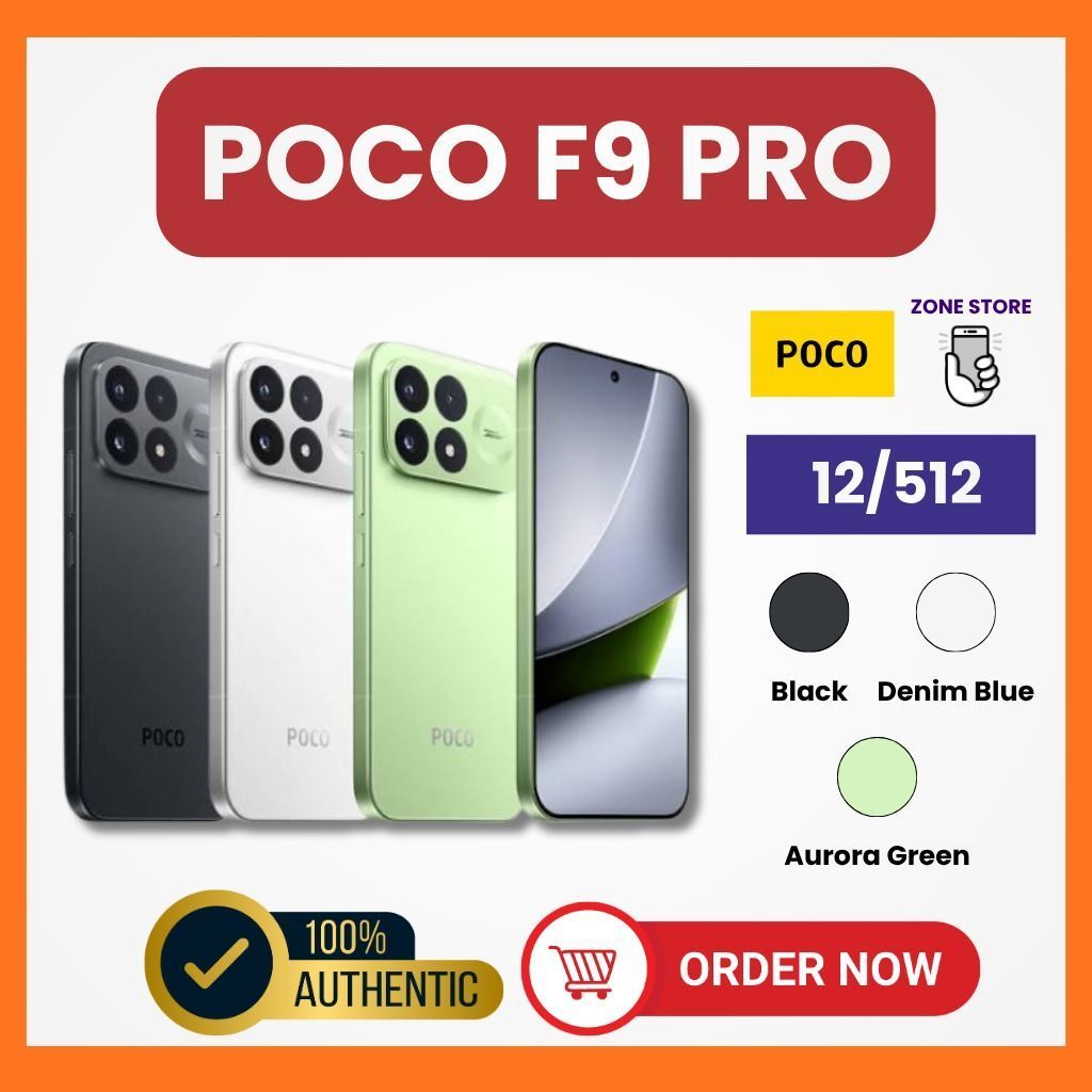 POCO F9 PRO 12/512GB GARANSI RESMI XIAOMI POCO F9 PRO