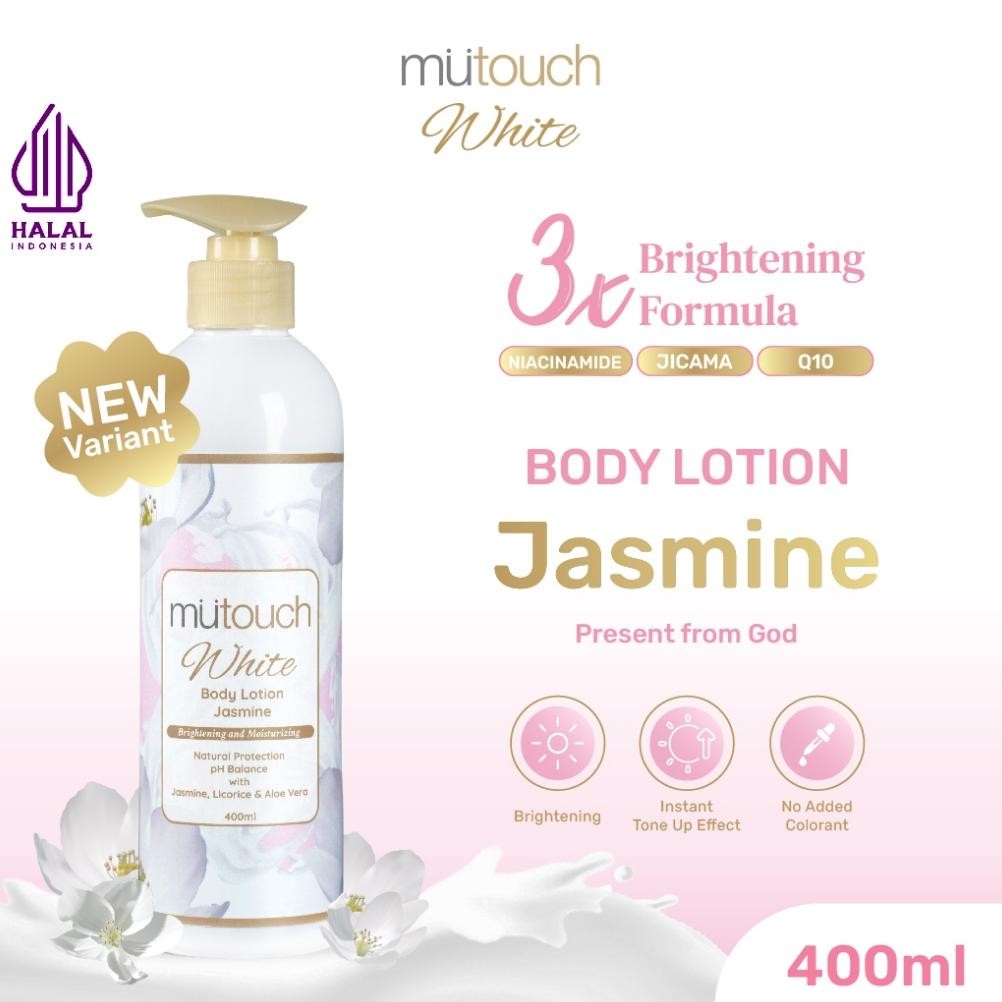 TERMURAH Mutouch White Body Lotion Brightening and Moisturizing 400ml Siap kirim