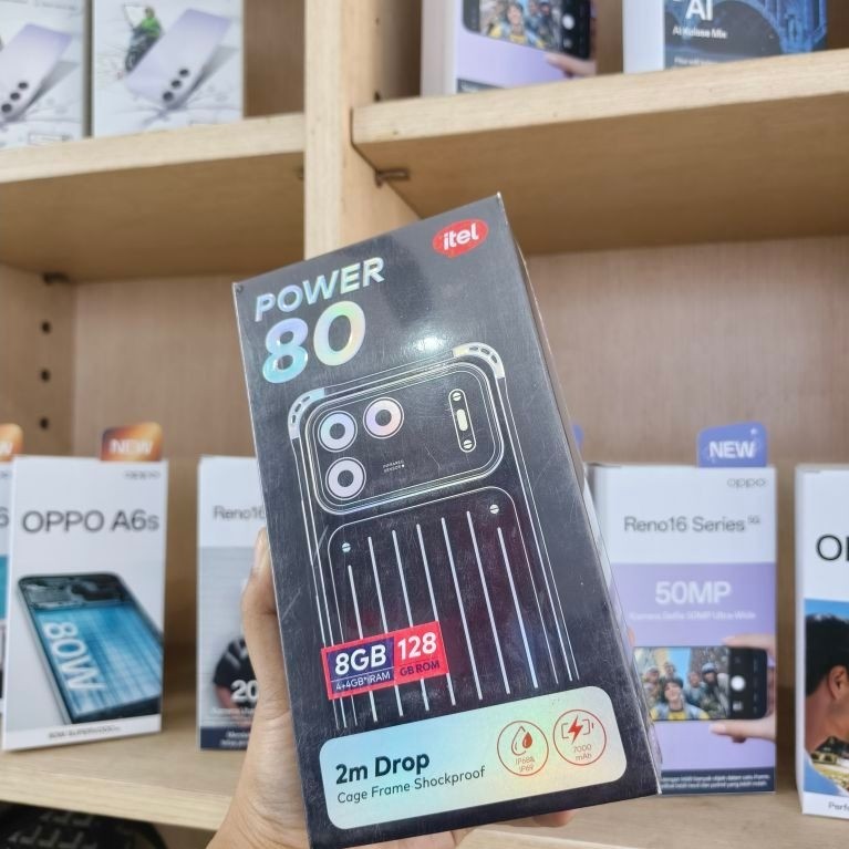 Itel Power 80 Phablet dengan Kerangka Penahan Guncangan 2m Drop