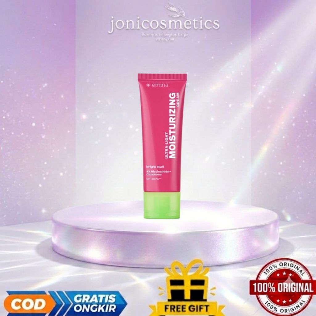 NEW! Emina Bright Stuff Ultra-Light Moisturizing Cream 20ml