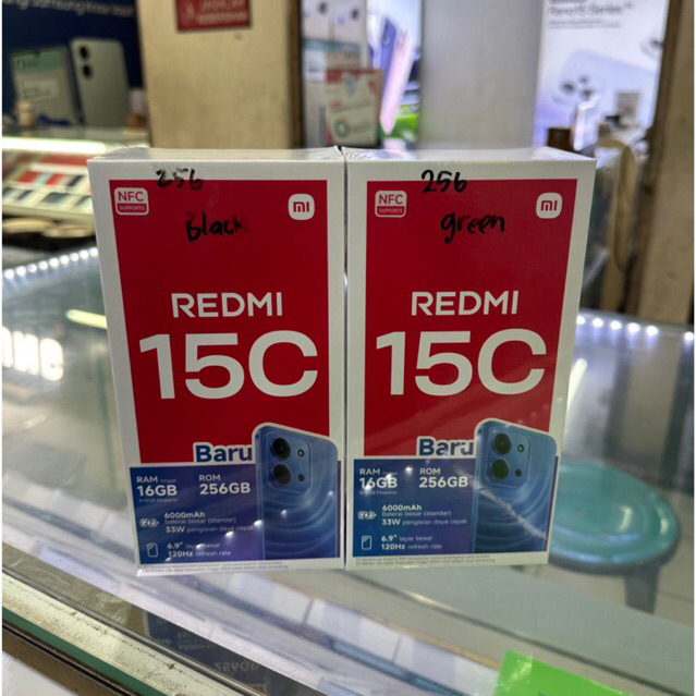 redmi 15c 8/256gb New garansi resmi