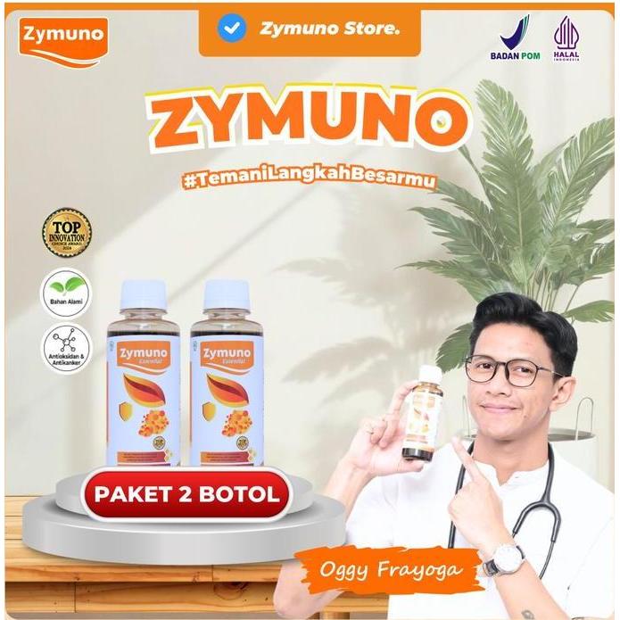 Hiha- Zymuno Essential - (Paket Botol) - 00Ml/Botol - Bahan Alami, Organik, Halal & Bpom Herbal - Cerita Dengan Zymuno
