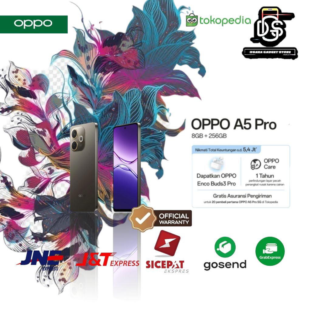 OPPO A5 PRO 4G (8/128GB | 8/256GB) Resmi