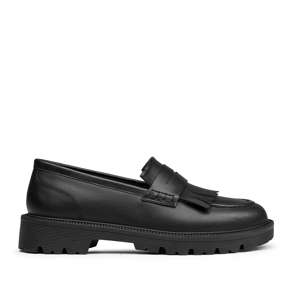 Jual Prabu - Manda Black Sepatu Kulit Loafers Women Wanita | Shopee Indonesia