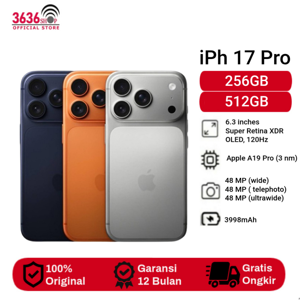 Neo Gadget - iPhone 17 Pro [256GB] [512GB] Resmi