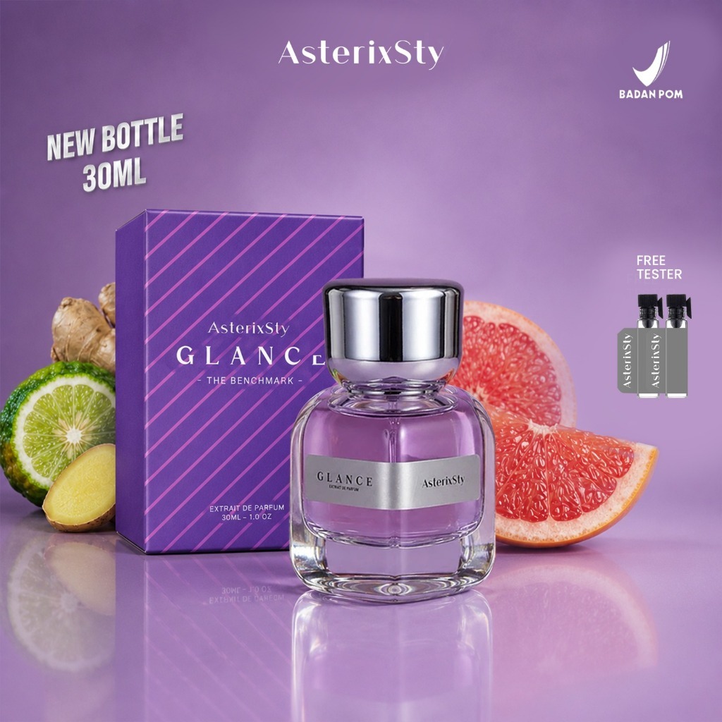 AsterixSty - Parfum Glance | Extrait de Parfum Aroma Fresh Luxury - Perfume Parfume Minyak Wangi Pria Wanita Tahan Lama